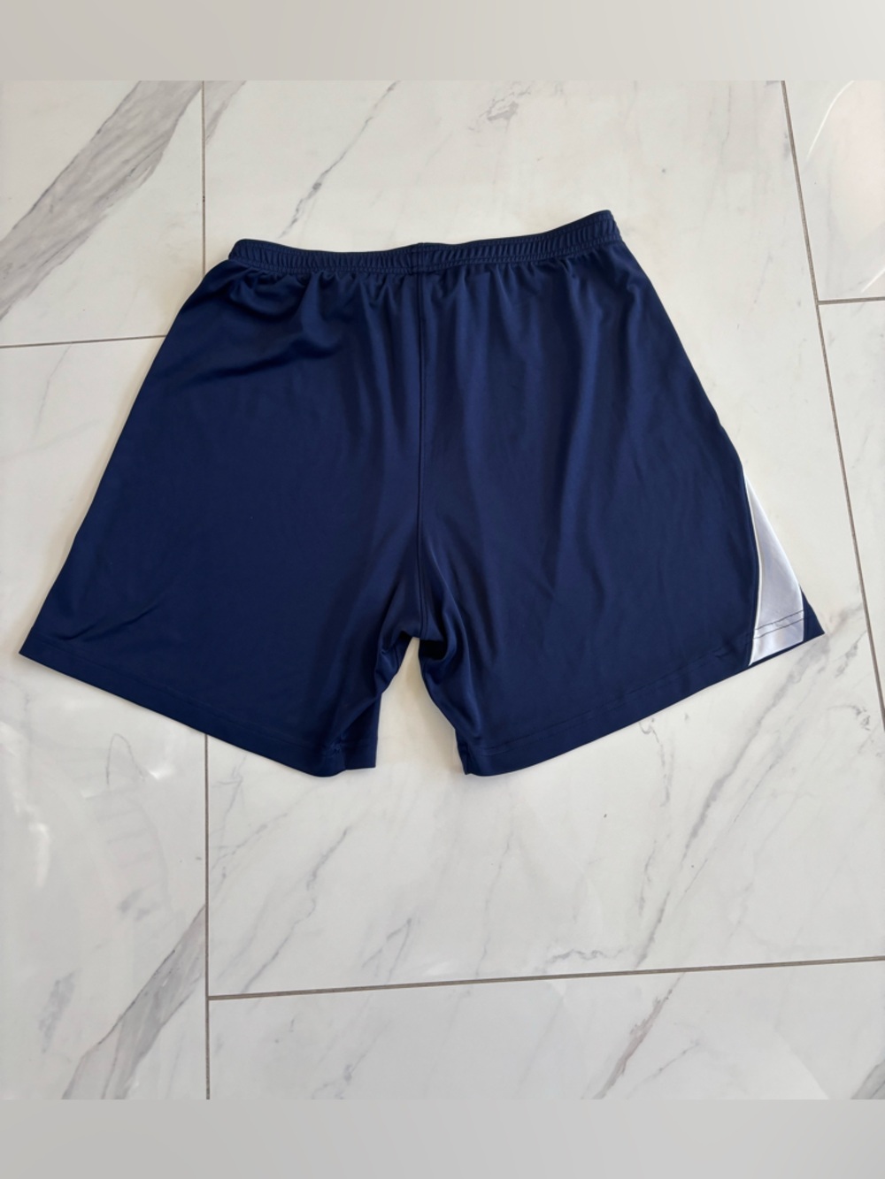 Under Armour Navy Blue Performance Shorts with White Accent and logo - Picture 2 of 8
